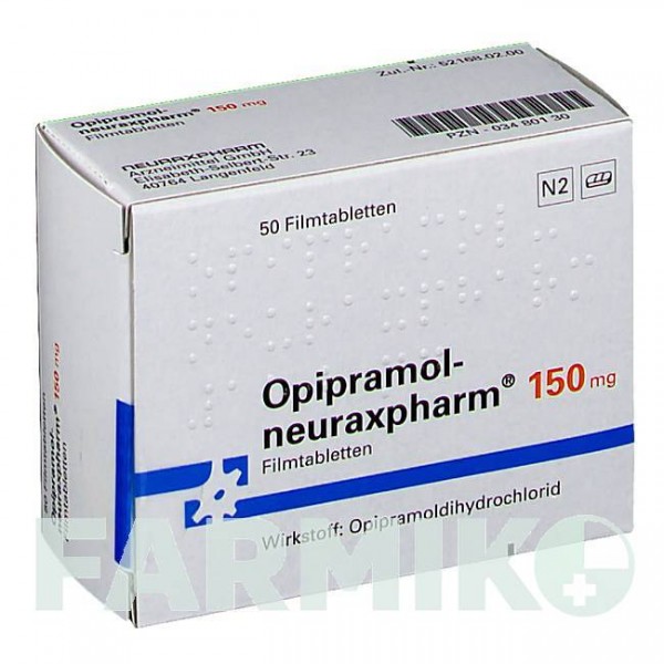 ОПІПРАМОЛ (OPIPRAMOL) 150 мг таблетки 50 шт - Опіпрамол NEURAXPHARM
