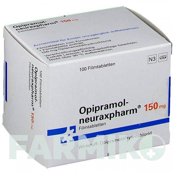 ОПІПРАМОЛ (OPIPRAMOL) 150 мг таблетки 100 шт - Опіпрамол NEURAXPHARM