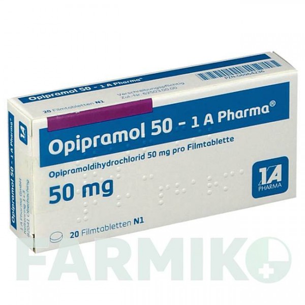 ОПІПРАМОЛ (OPIPRAMOL) 50 мг таблетки 20 шт - Опіпрамол 1 A PHARMA