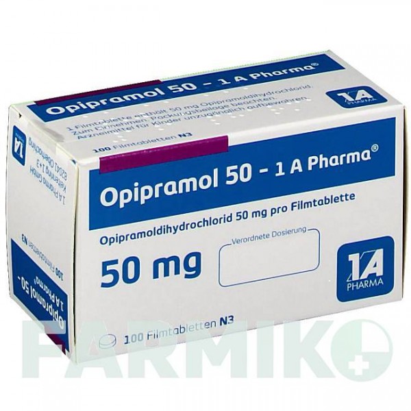 ОПІПРАМОЛ (OPIPRAMOL) 50 мг таблетки 100 шт - Опіпрамол 1 A PHARMA