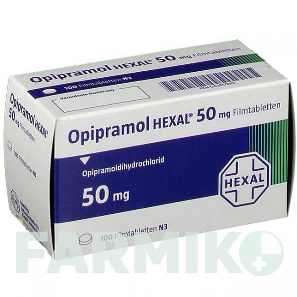 ОПІПРАМОЛ (OPIPRAMOL) 50 мг таблетки 100 шт - Опіпрамол HEXAL
