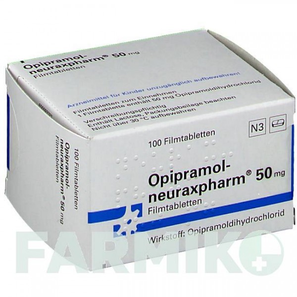 ОПІПРАМОЛ (OPIPRAMOL) 50 мг таблетки 100 шт - Опіпрамол NEURAXPHARM