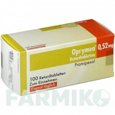 ОПРИМЕЯ (OPRYMEA) 0,52 мг таблетки 100 шт - Прамипексол BB FARMA