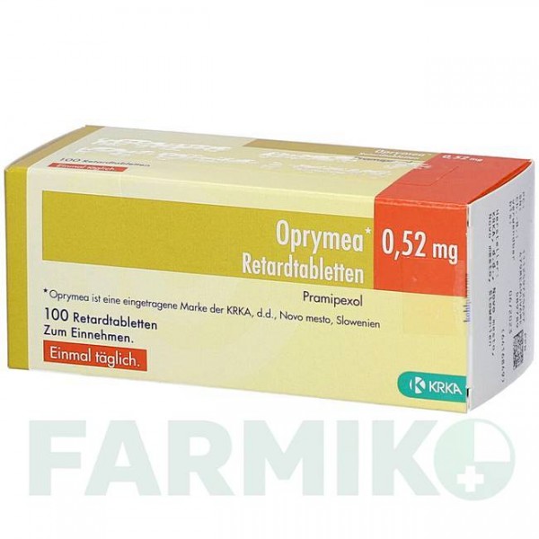 ОПРІМЕЯ (OPRYMEA) 0,52 мг таблетки 100 шт - Праміпексол KOHLPHARMA