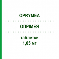 ОПРІМЕЯ (OPRYMEA) 1,05 мг таблетки 100 шт - Праміпексол EURIMPHARM