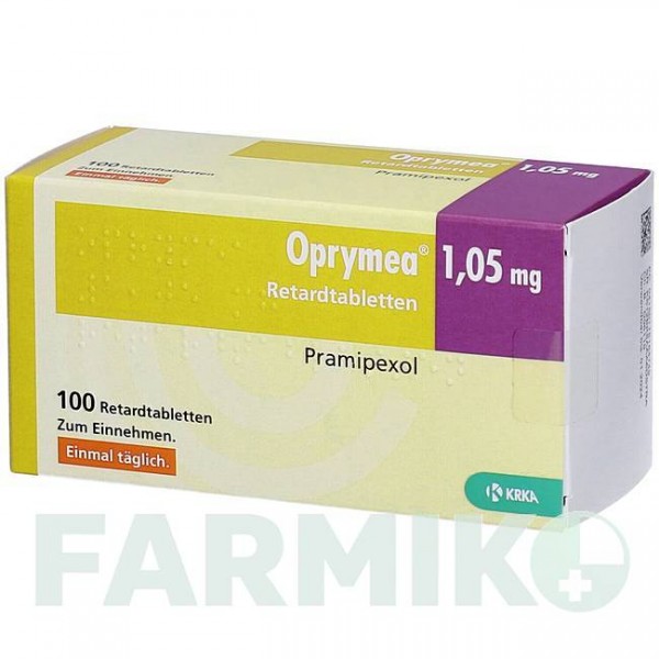 ОПРІМЕЯ (OPRYMEA) 1,05 мг таблетки 100 шт - Праміпексол ORIFARM