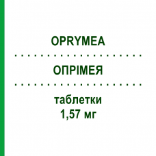 ОПРІМЕЯ (OPRYMEA) 1,57 мг таблетки 100 шт - Праміпексол EURIMPHARM