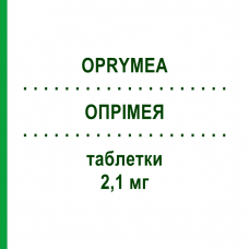 ОПРІМЕЯ (OPRYMEA) 2,1 мг таблетки 100 шт - Праміпексол ABACUS MEDICINE