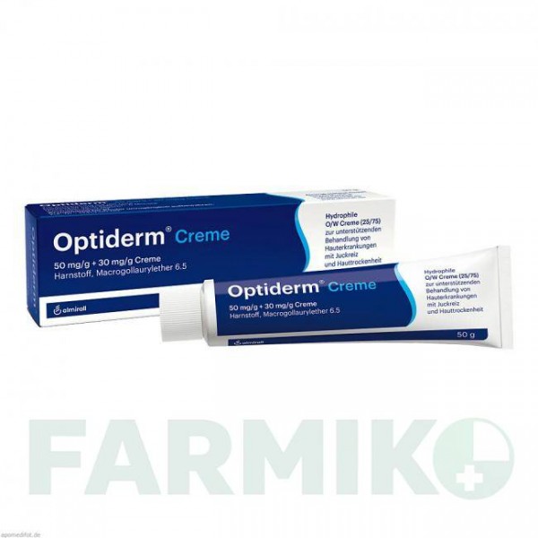 ОПТИДЕРМ (OPTIDERM) крем 50 г - Мочевина, Другое ALMIRALL