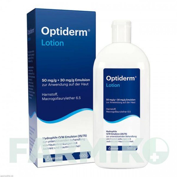ОПТИДЕРМ (OPTIDERM) эмульсия 500 г - Мочевина, Другое ALMIRALL