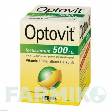 ОПТОВИТ (OPTOVIT) 500 капсулы 200 шт - Витамин E (Токоферол) HERMES