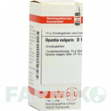 ОПУНЦИЯ ВУЛГАРИС (OPUNTIA VULGARIS) D 1 глобули 10 г - Гомеопатия DHU