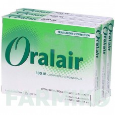 ОРАЛЕЙР (ORALAIR) 300 ИР таблетки 90 шт - Пыльца травы EMRA-MED