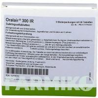 ОРАЛЕЙР (ORALAIR) 300 ИР таблетки 90 шт - Пилок трави EUROPEAN PHARMA