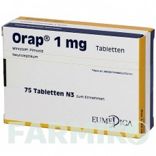 ОРАП (ORAP) 1 мг таблетки 75 шт - Пимозид EMRA-MED