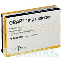 ОРАП (ORAP) 1 мг таблетки 75 шт - Пімозид EUMEDICA