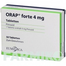 ОРАП (ORAP) 4 мг таблетки 50 шт - Пимозид AXICORP PHARMA