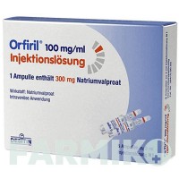 ОРФІРИЛ (ORFIRIL) 100 мг/мл розчин 5x4 мл - Вальпроєва кислота DESITIN