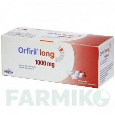 ОРФИРИЛ (ORFIRIL) 1000 мг таблетки 100 шт - Вальпроевая кислота DESITIN
