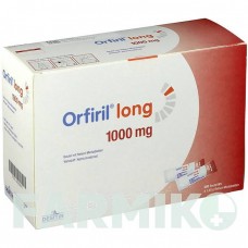 ОРФИРИЛ (ORFIRIL) 1000 мг таблетки 200 шт - Вальпроевая кислота DESITIN