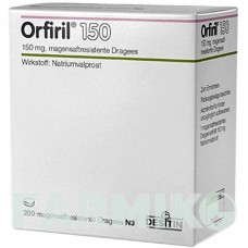 ОРФІРИЛ (ORFIRIL) 150 драже 100 шт - Вальпроєва кислота DESITIN