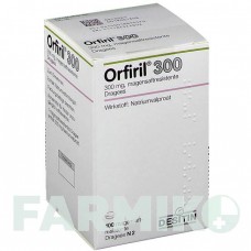 ОРФІРИЛ (ORFIRIL) 300 драже 100 шт - Вальпроєва кислота DESITIN