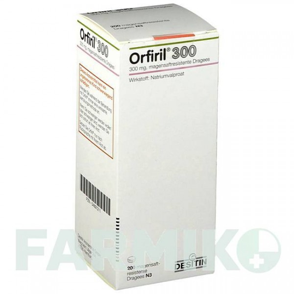 ОРФИРИЛ (ORFIRIL) 300 драже 200 шт - Вальпроевая кислота DESITIN