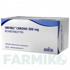 ОРФИРИЛ (ORFIRIL) 300 мг таблетки 100 шт - Вальпроевая кислота DESITIN