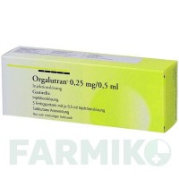 ОРГАЛУТРАН (ORGALUTRAN) 0,25 мг/0,5 мл розчин 1x5 шт - Ганірелікс AXICORP PHARMA