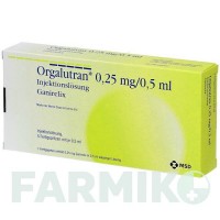 ОРГАЛУТРАН (ORGALUTRAN) 0,25 мг/0,5 мл раствор 5 шт - Ганиреликс EMRA-MED