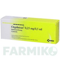 ОРГАЛУТРАН (ORGALUTRAN) 0,25 мг/0,5 мл раствор 1x5 шт - Ганиреликс HAEMATO PHARM