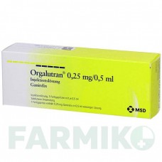 ОРГАЛУТРАН (ORGALUTRAN) 0,25 мг/0,5 мл раствор 1x5 шт - Ганиреликс HAEMATO PHARM