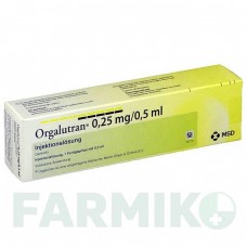 ОРГАЛУТРАН (ORGALUTRAN) 0,25 мг/0,5 мл раствор 1 шт - Ганиреликс KOHLPHARMA