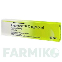 ОРГАЛУТРАН (ORGALUTRAN) 0,25 мг/0,5 мл розчин 1x1 шт - Ганірелікс ORGANON