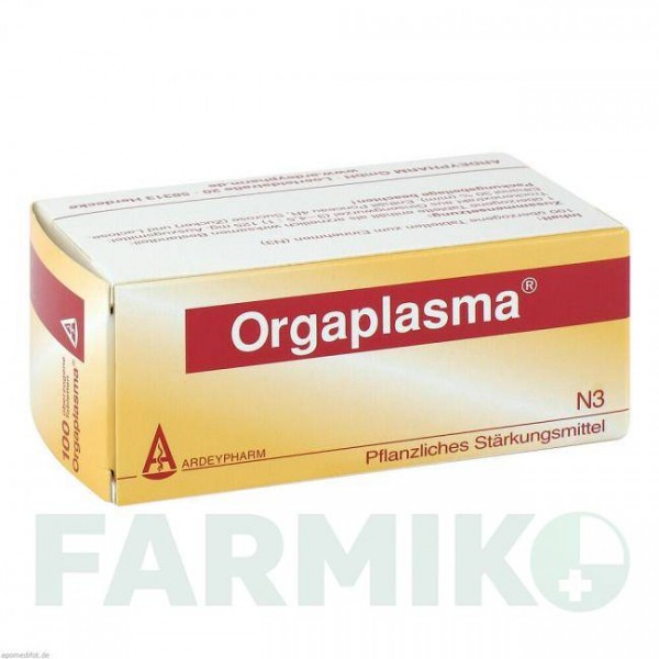 ОРГАПЛАЗМА (ORGAPLASMA) таблетки 100 шт - Корень женьшеня ARDEYPHARM