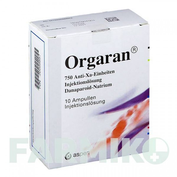 ОРГАРАН (ORGARAN) розчин 10 шт - Данапароїд VIATRIS