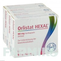 ОРЛІСТАТ (ORLISTAT) 60 мг капсули 3x84 шт - Орлістат HEXAL