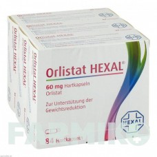ОРЛИСТАТ (ORLISTAT) 60 мг капсулы 3x84 шт - Орлистат HEXAL