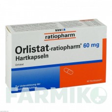ОРЛИСТАТ (ORLISTAT) 60 мг капсулы 42 шт - Орлистат RATIOPHARM
