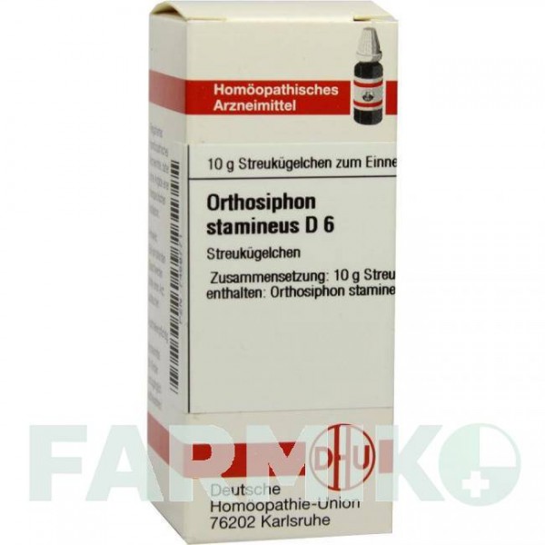 ОРТОСИФОН СТАМИНЕУС (ORTHOSIPHON STAMINEUS) D 6 глобули 10 г - Гомеопатия DHU