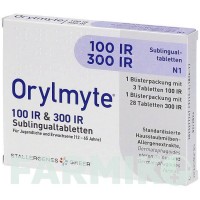 ОРІЛМАЙТ (ORYLMYTE) 100 ИР + 300 ИР таблетки 31 шт - Кліщі домашнього пилу STALLERGENES