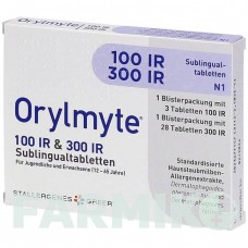 ОРИЛМАЙТ (ORYLMYTE) 100 ИР + 300 ИР таблетки 31 шт - Клещи домашней пыли STALLERGENES