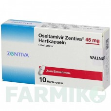 ОСЕЛЬТАМІВІР (OSELTAMIVIR) 45 мг капсули 10 шт - Осельтамівір ZENTIVA