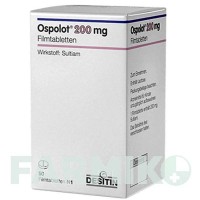 ОСПОЛОТ (OSPOLOT) 200 мг таблетки 50 шт - Сультіам DESITIN