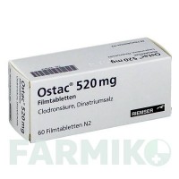 ОСТАК (OSTAC) 520 таблетки 60 шт - Клодронова кислота ESTEVE PHARMACEUTICALS
