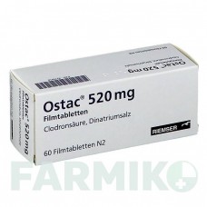 ОСТАК (OSTAC) 520 таблетки 60 шт - Клодронова кислота ESTEVE PHARMACEUTICALS