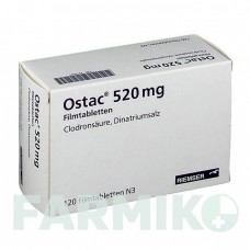 ОСТАК (OSTAC) 520 таблетки 120 шт - Клодронова кислота ESTEVE PHARMACEUTICALS