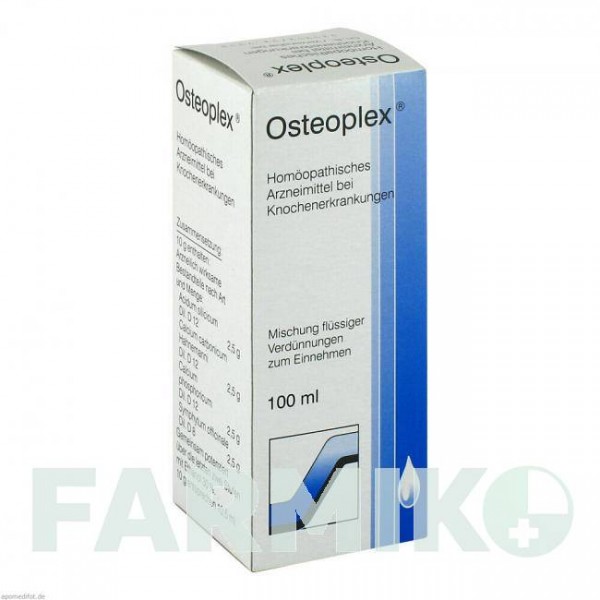 ОСТЕОПЛЕКС (OSTEOPLEX) капли 100 мл - Гомеопатия STEIERL-PHARMA