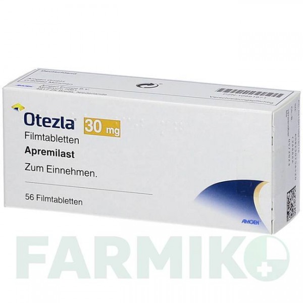 ОТЕЗЛА (OTEZLA) 30 мг таблетки 56 шт - Апремиласт AMGEN