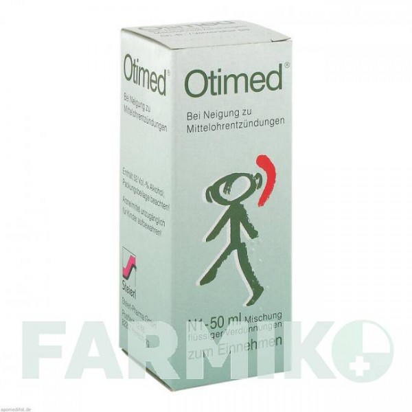 ОТИМЕД (OTIMED) жидкость 50 мл - Гомеопатия STEIERL-PHARMA